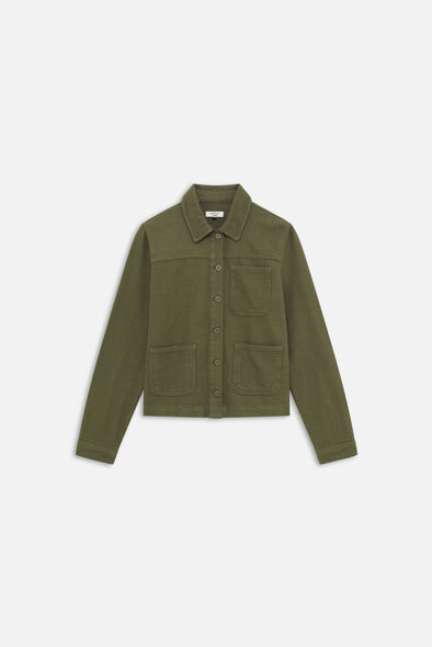 veste minata vert kaki femme