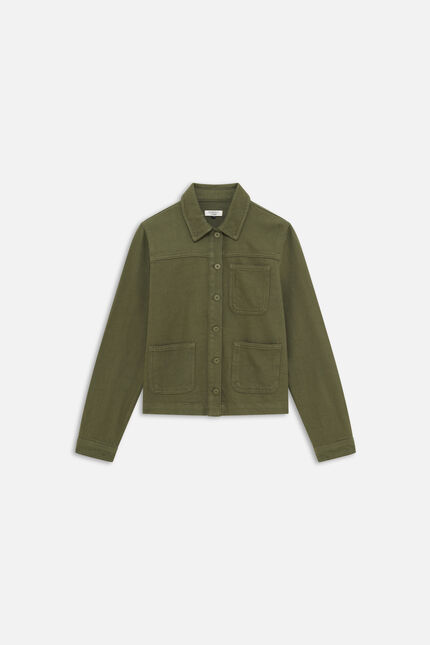 veste minata vert kaki femme