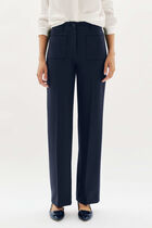 Pelleyville trousers navy blue woman