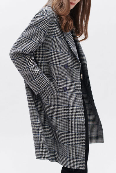 Jas Galopino electrisch blauw vrouw