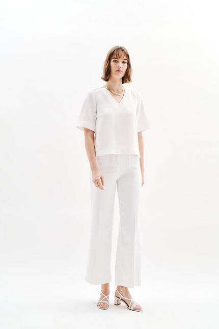 Bluse Cnoe naturfarben damen