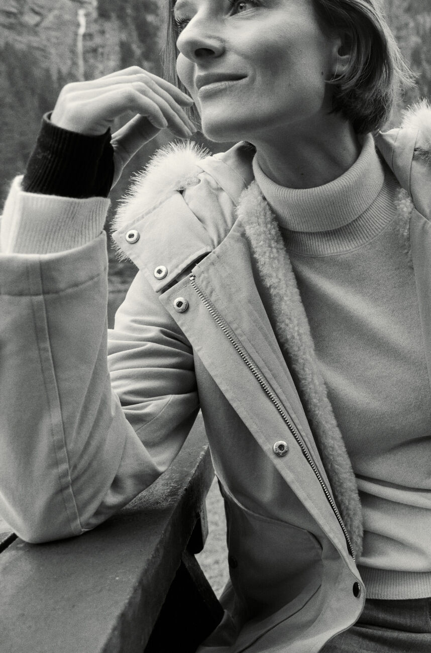 Parka galaska beige femme