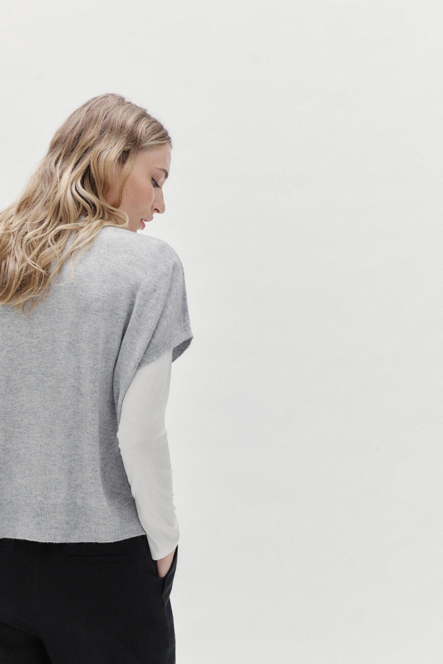Lexie cardigan light grey woman