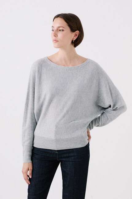 Pull miu2 gris clair femme