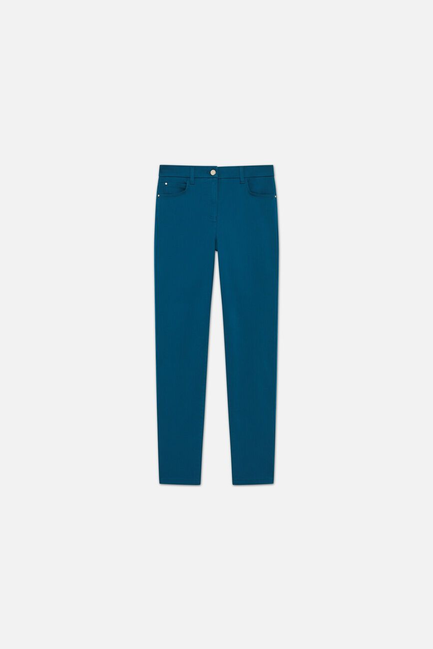 pantalon tony bleu canard femme