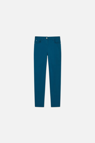 pantalon tony bleu canard femme