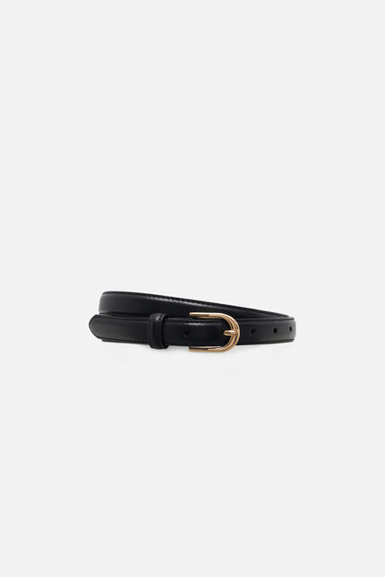Basic riem zwart vrouw