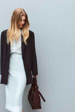 Jupe Johna bleu gris femme