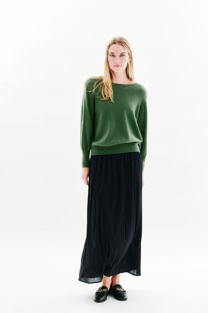 Pull mchelsea 100 % cachemire vert femme