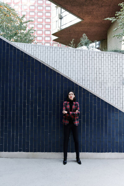 Veste vaura rouge femme