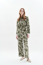 Panda trousers khaki green woman