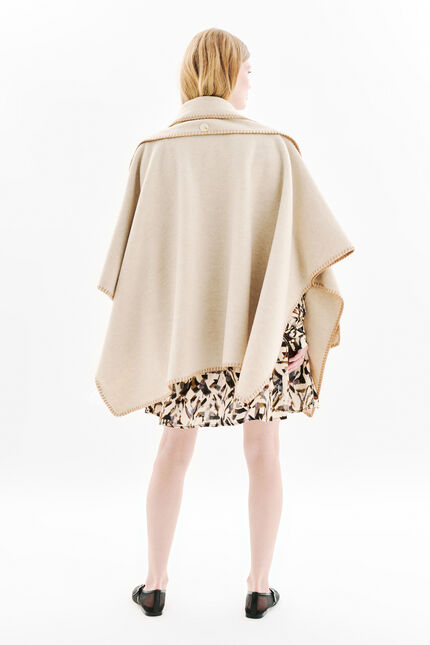 Hester poncho cream woman