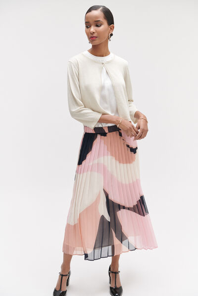 Bolero Helena de algodón de lúrex oro mujer