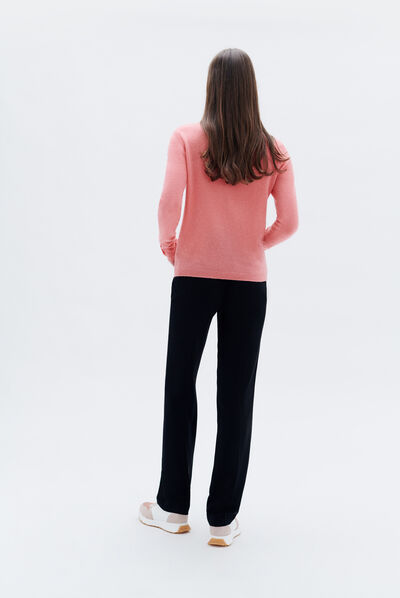 Pantalón Pclement negro mujer