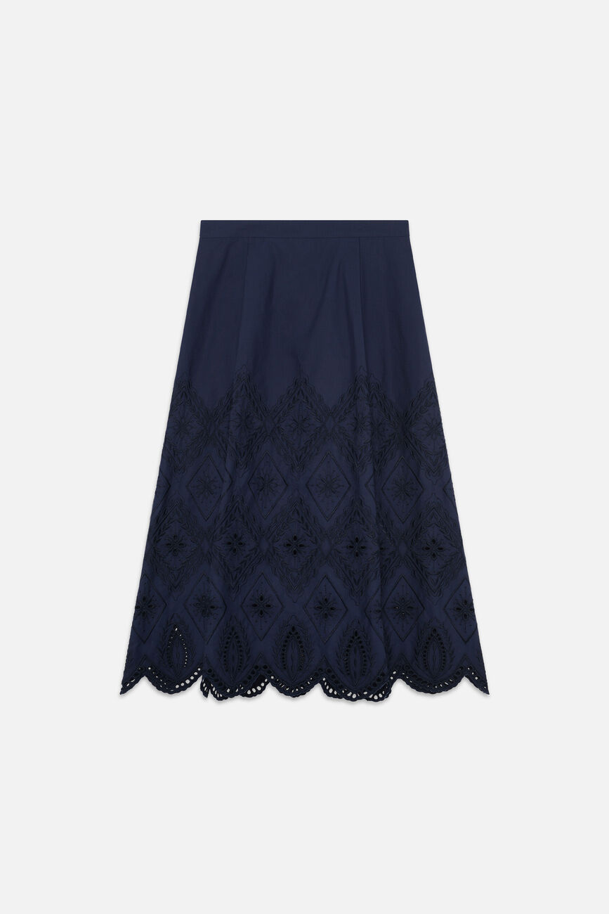 Jupe Jromy bleu marine femme