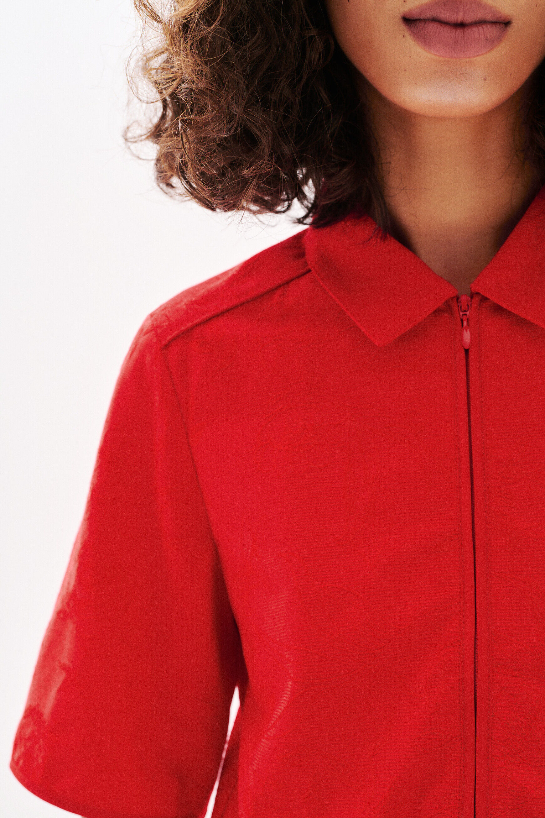 Chemise Cleonor rouge femme