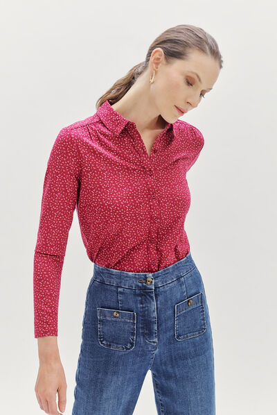 T-shirt Jackson Petalo rosa ciliegia donna