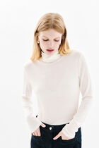 T-shirt Tlili ecru woman