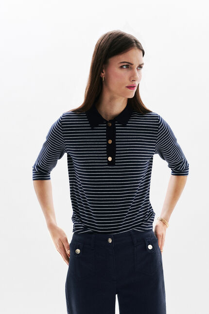 Pantalón Pietro azul marino mujer