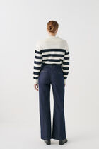 Pdelhobo trousers double stone denim woman