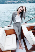 Passonata trousers navy blue woman