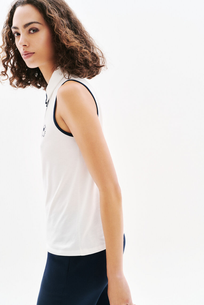 Maglietta Tely ecru donna