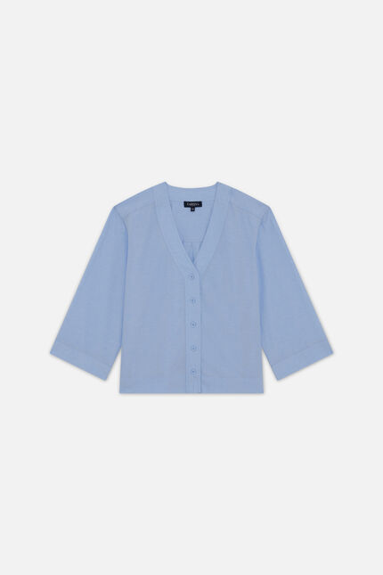 Camicia Calisa celeste donna