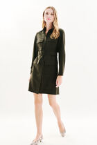 Rlilou dress khaki green woman