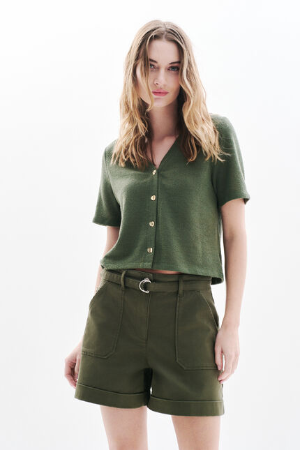 Shorts Sitano khakigrün damen