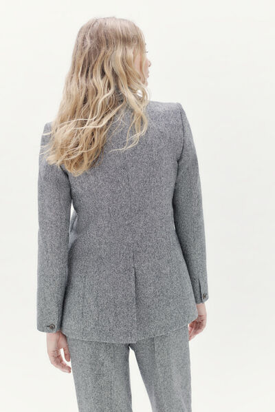 blazer zoe gris fonce femme