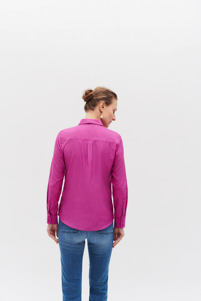 Chemise eden violet femme