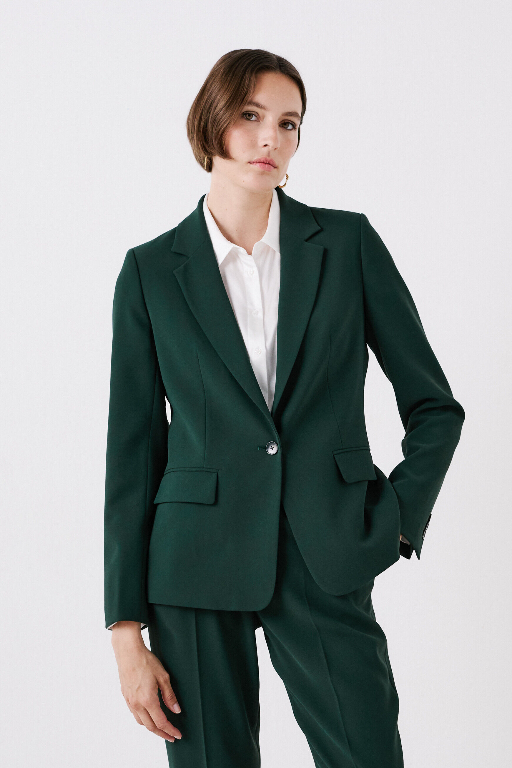 Veste vantea2 vert foncé femme