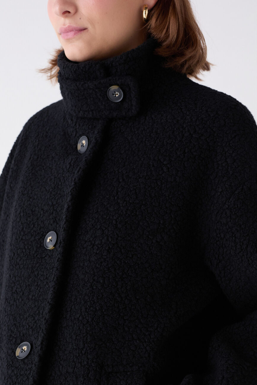 Manteau Gbomani noir femme