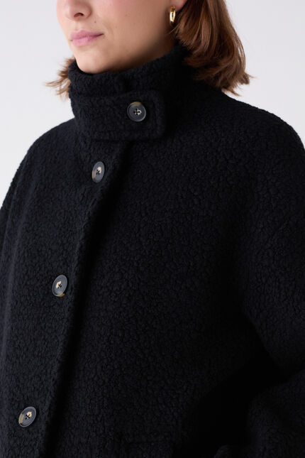 Manteau Gbomani noir femme