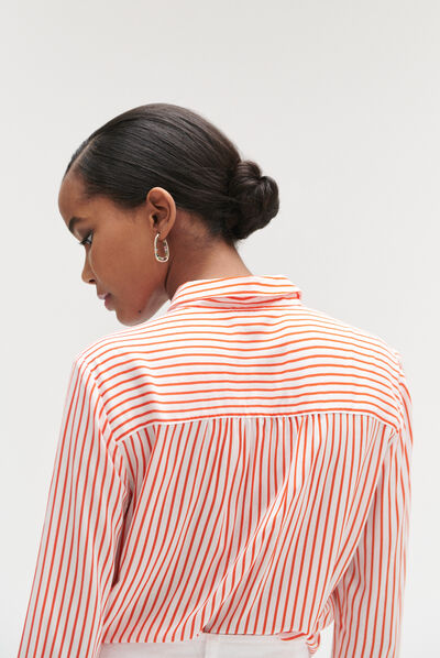 Camisa Tania naranja mujer