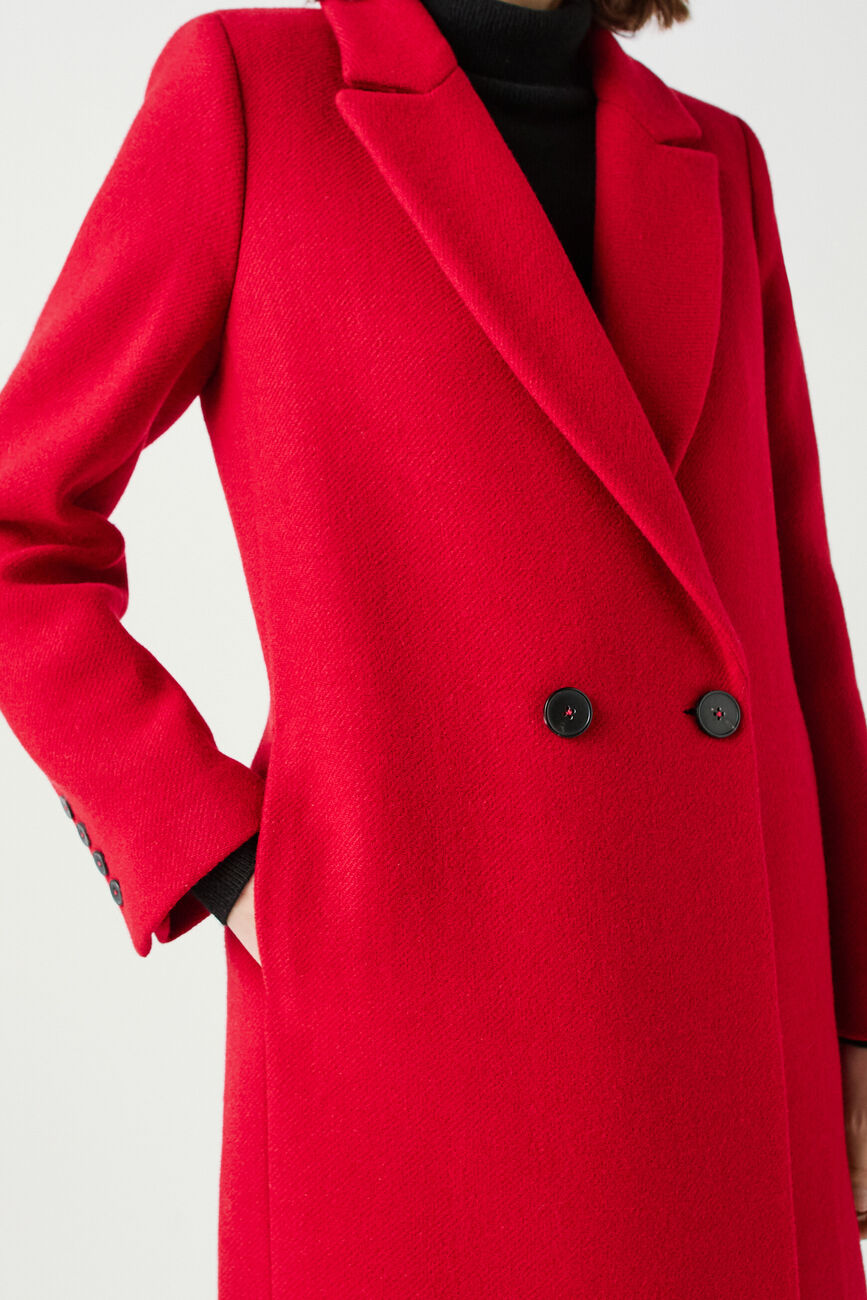 Manteau Gerard rouge femme
