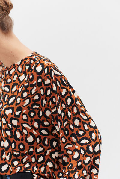 T-shirt/blouse Carla ecru vrouw