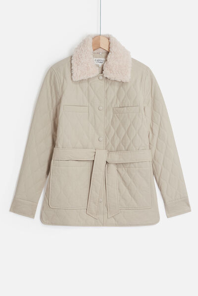 doudoune vancouver beige femme