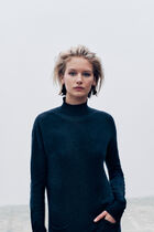 Rnora dress made in Italy dark grey woman
