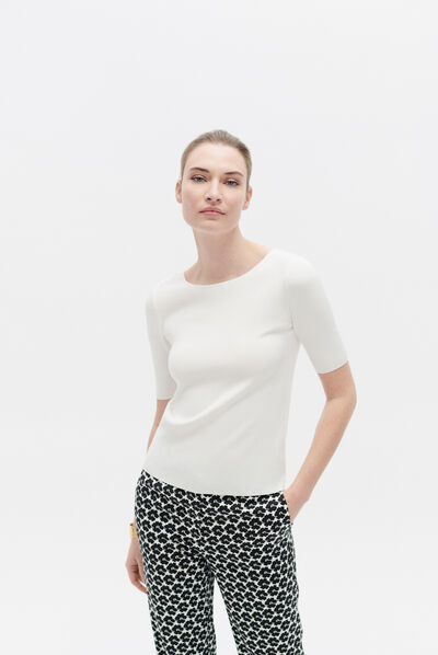 Pull missy ivoire femme