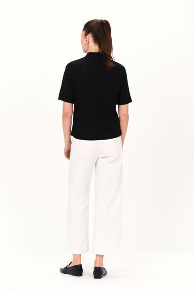 t shirt tcrochet noir femme T-shirt tcrochet noir femme
