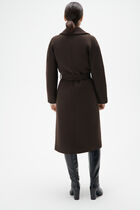 Gapitra coat dark brown woman