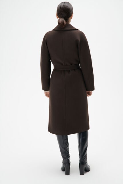 Gapitra coat dark brown woman