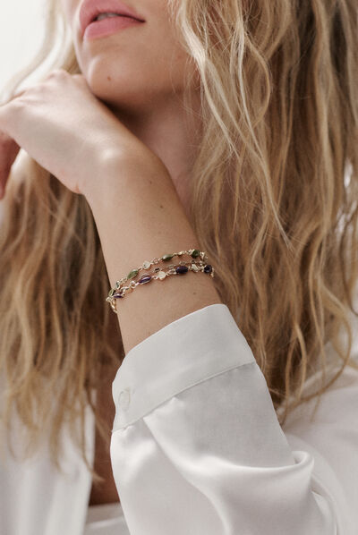 bracelet aline couleur or femme