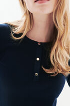 T-shirt Ted navy blue woman