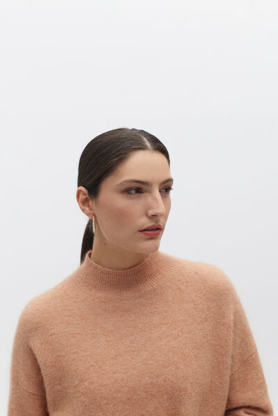 pull tamila camel femme