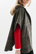 Harca2 poncho taupe woman
