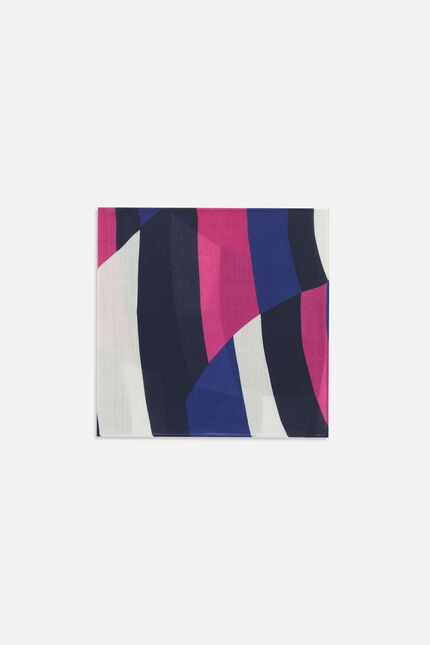 Foulard Linsey 100% laine bleu violet femme
