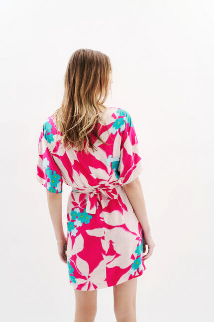 Abito Rscarf rosa fucsia donna