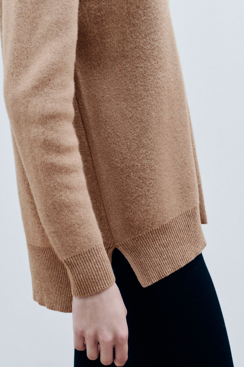 Trui Mleopold made in Italy bruin vrouw
